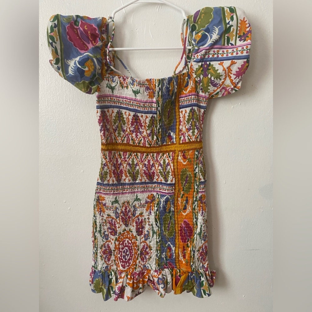 Mango Multicolor Floral Mini Dress - Picture 2 of 16